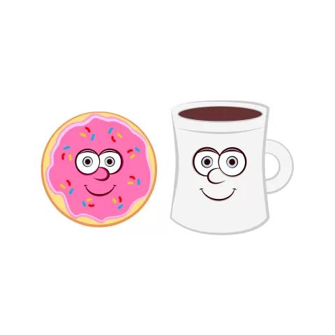 Coffee and Donut better together