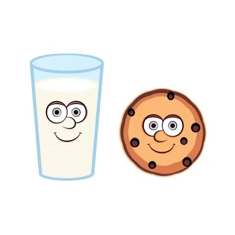 OllyJolly Milk and Cookie